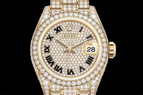 reloj rolex de diamantes